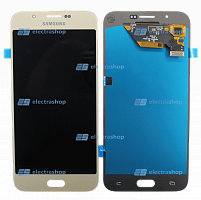 Модуль-дисплей Samsung Galaxy A8 (2016) SM-A800F/SM-A800DS золотой (AMOLED COPY)