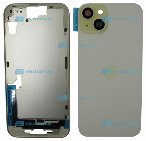 Корпус для IPhone 15 Plus желтый (Оригинал)