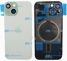 Задняя крышка для IPhone 15 зеленая (Оригинал)