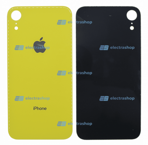 Задняя крышка для IPhone Xr желтая (Оригинал)