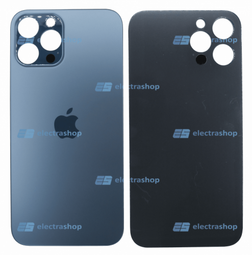 Задняя крышка для IPhone 12 Pro Max тихоокеанский синий (оригинал)