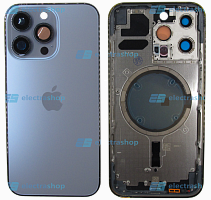 Корпус для IPhone 13 Pro небесно-голубой (оригинал)