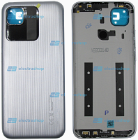 Задняя крышка для Xiaomi Redmi 10a серебристая