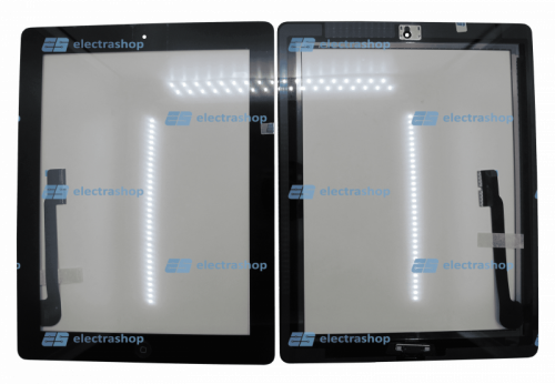 Тачскрин IPAD 3/IPAD 4 черный (в сборе)