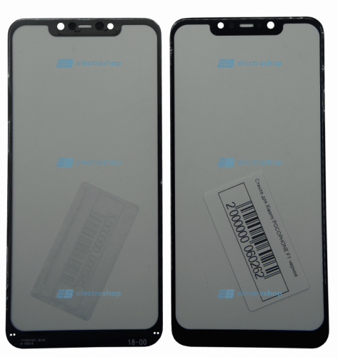 Стекло для дисплея Xiaomi POCOPHONE F1 черное