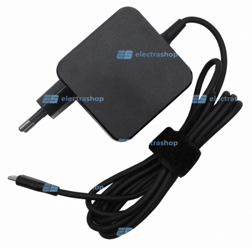 Блок питания для ноутбуков Type-C типа Xiaomi 5V 3A 9V/12V/15V/19V/20V 2.25A (45 Ватт) Black