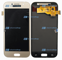 Модуль-дисплей Samsung Galaxy A5 (2017) SM-A520F золотой (TFT COPY)