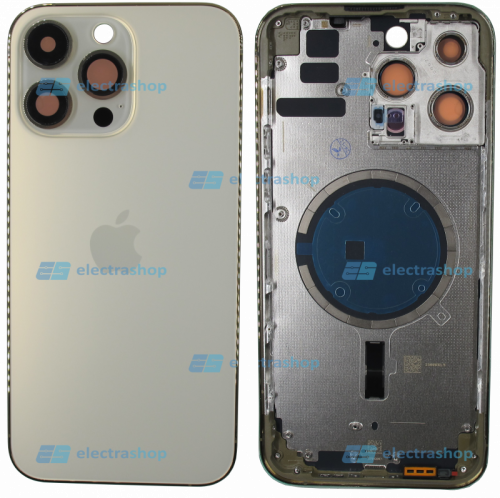 Корпус для IPhone 14 Pro Max золотой (оригинал)